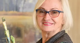 „Malowaniem dawałam upust emocjom” - mówi Krystyna Hrehorowicz. Wernisaż jej wystawy już w środę