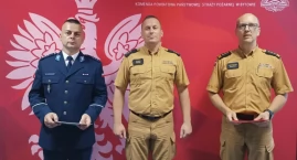 Nagroda dla kapitana Marcina Megiera za wzorową współpracę