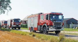 Pożar w Prądzonie. Zapaliło się drewno