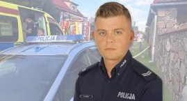 Pożar w Mądrzechowie. Wracając z urlopu uratowali kobietę