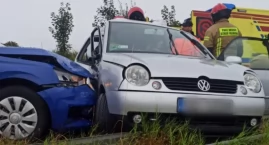 Wypadek między Mokrzynem a Półcznem. Droga zablokowana!