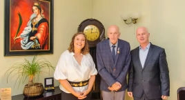 Pani Senator uhonorowała Romana Szymańskiego