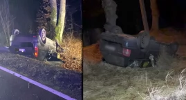 Dachowało aż trzech kierowców! Jeden na podwójnym gazie