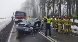 Groźny wypadek na krajowej „21