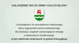 OGŁOSZENIE WÓJTA GMINY KOŁCZYGŁOWY
