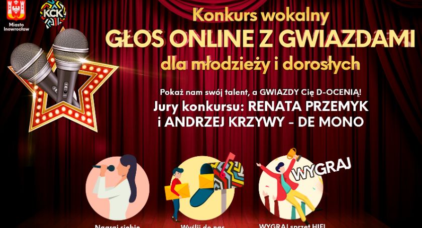 Konkurs wokalny z Renatą Przemyk i Andrzejem Krzywym w jury