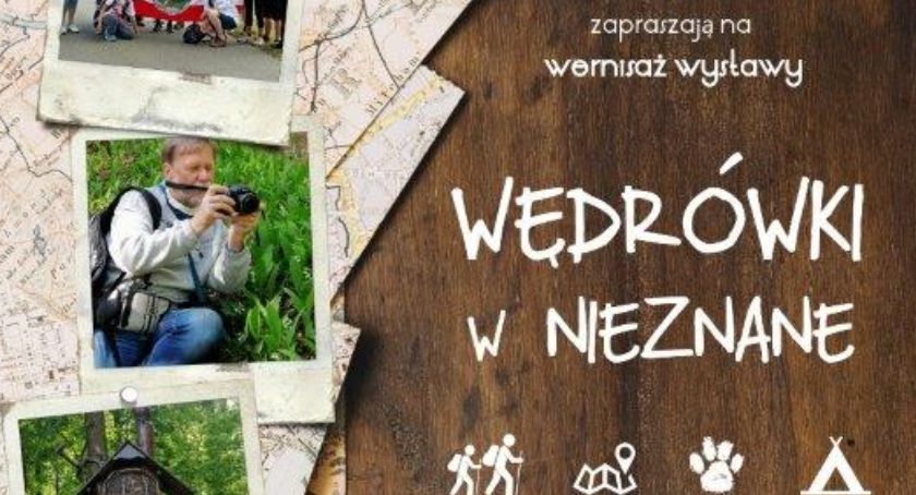Turystyka piesza na wystawie fotografii