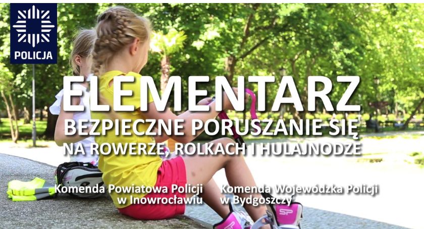 Elementarz bezpiecznego poruszania się na rowerze, rolkach i hulajnodze