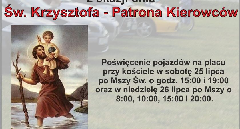W weekend poświęcą samochody