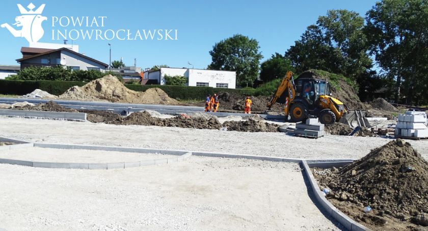 Postępują prace na budowie ronda turbinowego