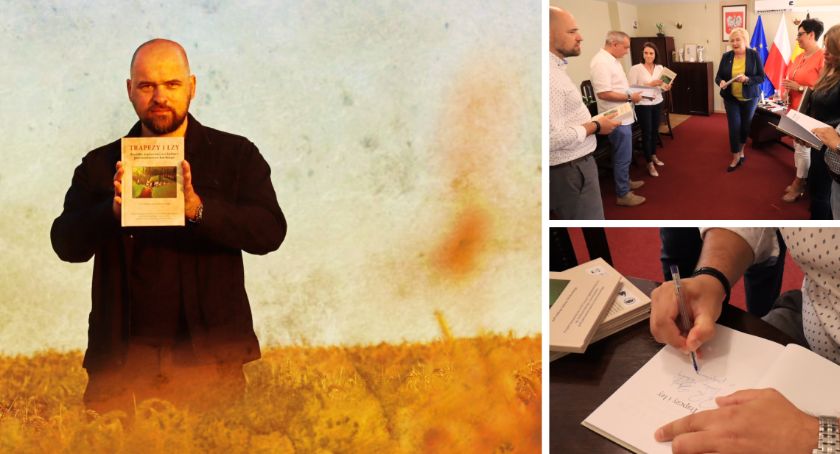 Autor „Trapezów i łez” z wizytą u starosty