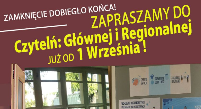 Czytelnie Biblioteki Miejskiej ponownie otwarte