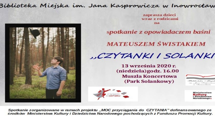 Spotkanie z opowiadaczem baśni Mateuszem Świstakiem
