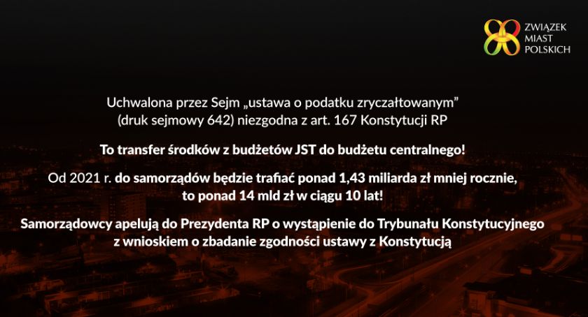 Mniej pieniędzy dla samorządów