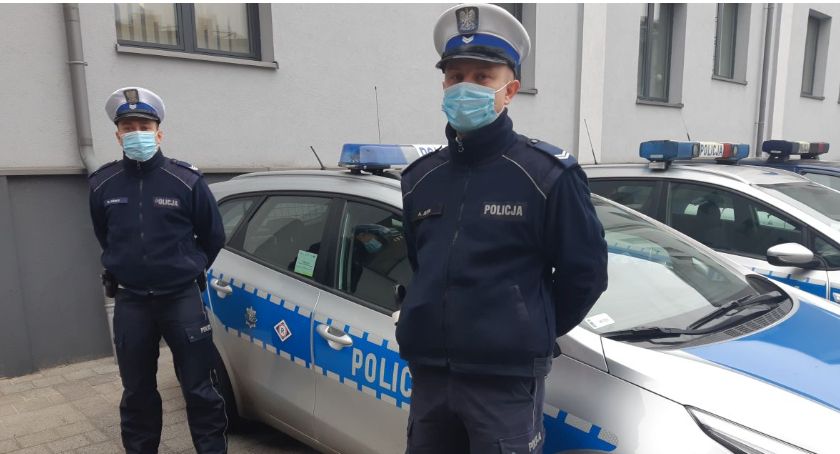 Policjanci „drogówki” z Inowrocławia pilotowali ciężarną