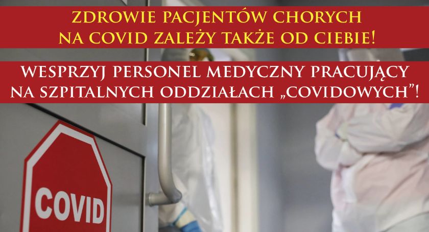Apel o wsparcie oddziałów „covidowych!