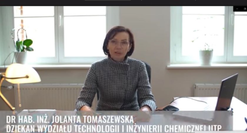 „Chemik” zdalnie na zajęciach UPT