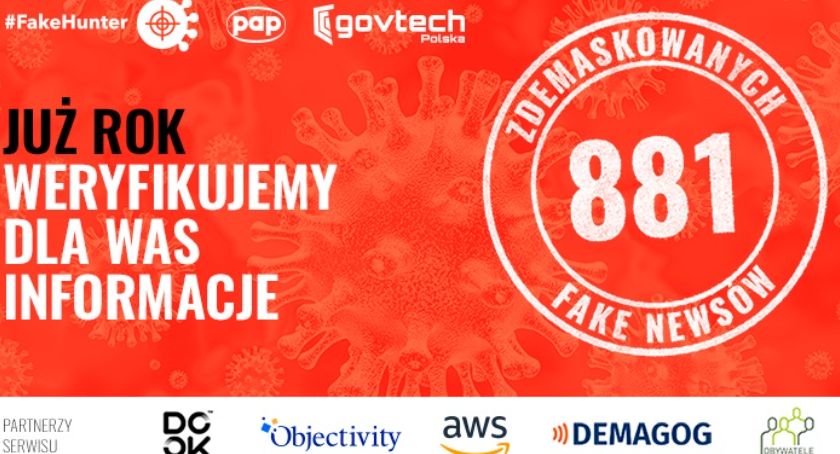 Pierwsze urodziny #FakeHuntera Polskiej Agencji Prasowej
