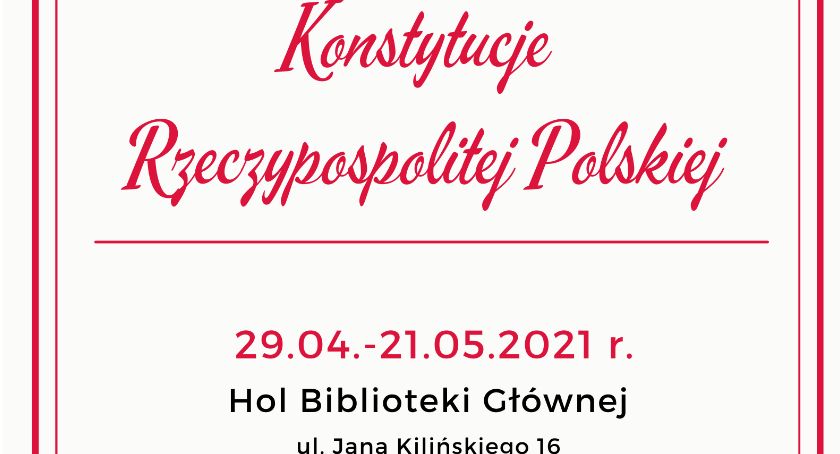 Wystawa poświęcona konstytucjom
