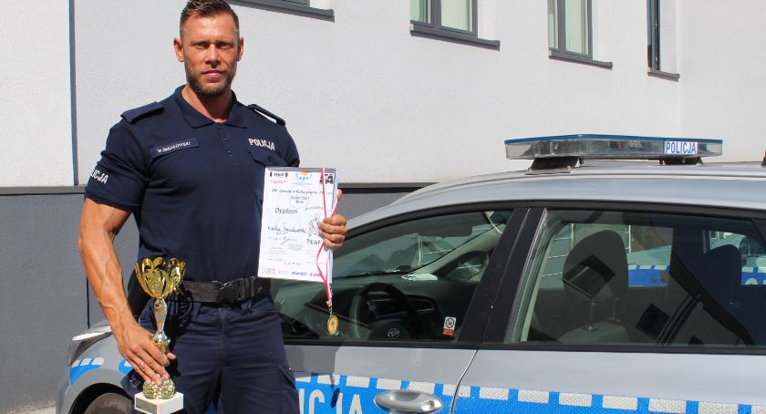 Inowrocławski policjant na podium