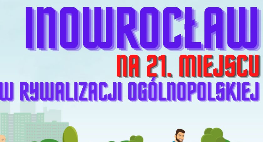 Inowrocław na 21. miejscu w rywalizacji o Puchar Rowerowej Stolicy Polski 2021