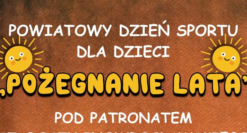 Pożegnają lato na sportowo
