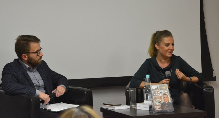 Magdalena Wolińska-Riedi odwiedziła Instytut Prymasa Józefa Glempa