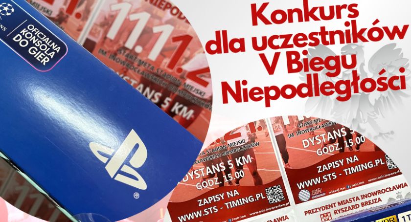 Pobiegnij i wygraj konsolę PS4