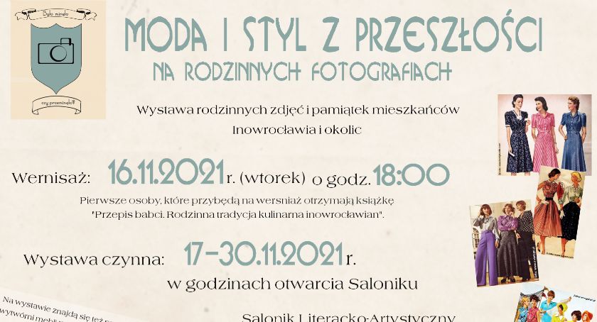 Moda i styl z przeszłości na rodzinnych fotografiach