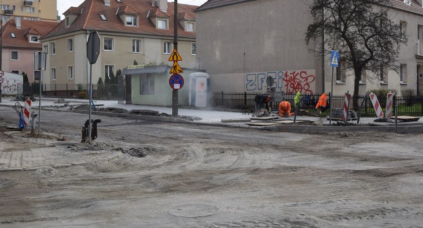 Postęp prac przy ul. ks. Piotra Wawrzyniaka