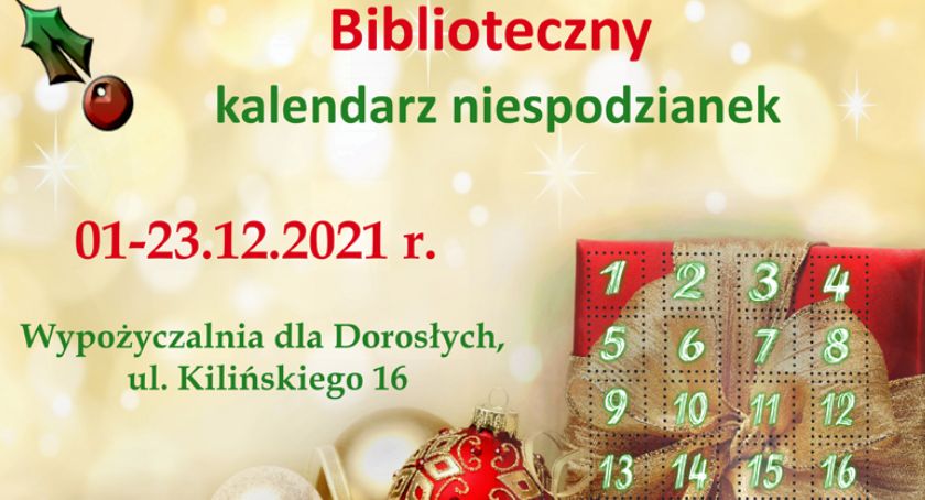 Biblioteczny kalendarz niespodzianek