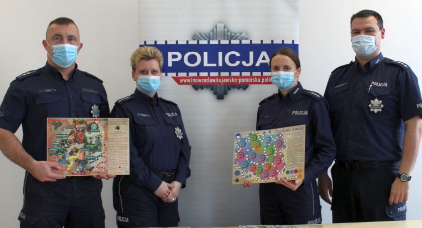 Powiat Inowrocławski we współpracy z inowrocławskimi policjantami stworzyli grę planszową