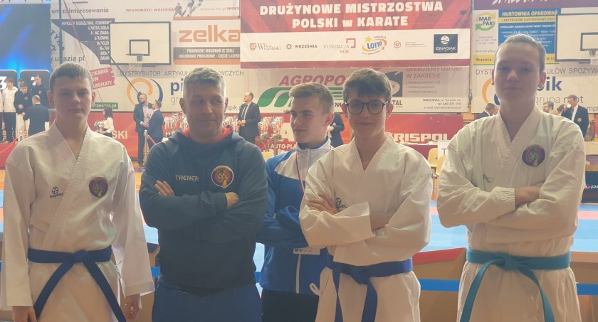 Srebrny medal  Drużynowych Mistrzostwach Polski w Karate WKF