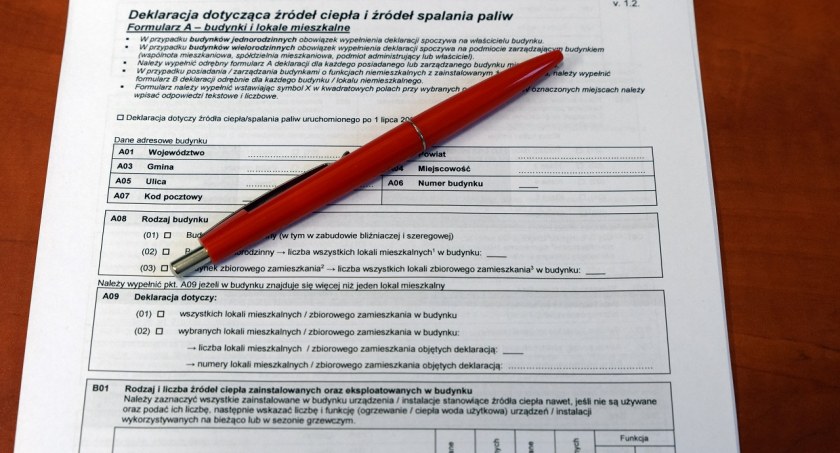 Złóż deklarację o źródłach ogrzewania budynków