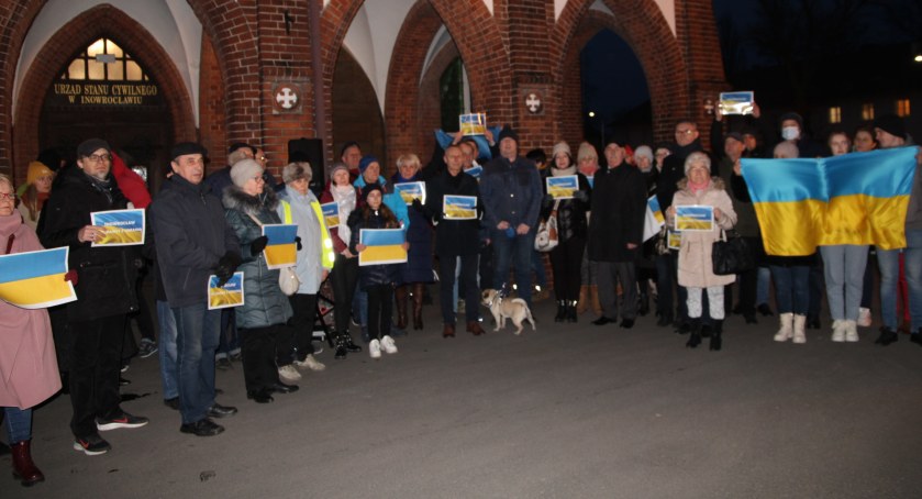 Inowrocław solidarny z Ukrainą