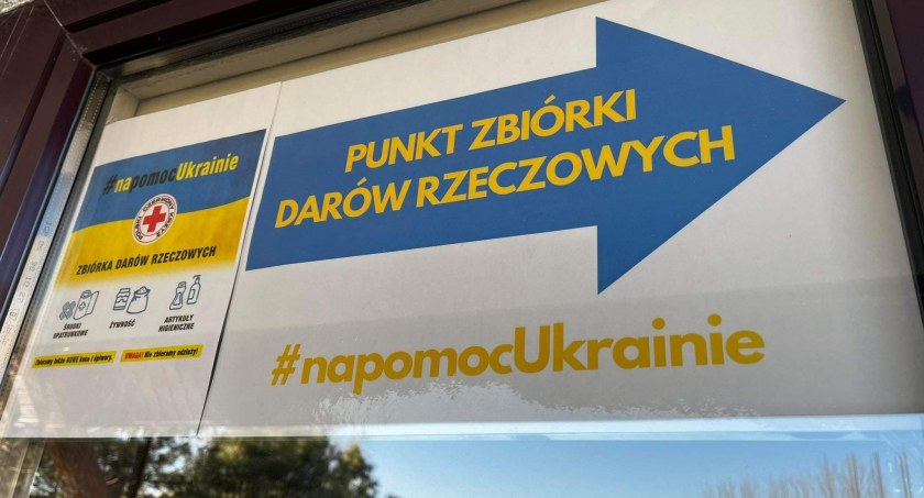 Przy HWS uruchomiono punkt zbiórki darów rzeczowych