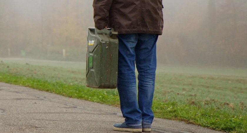 Połakomił się na paliwo