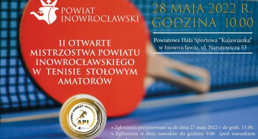 Zagrają w tenisa stołowego