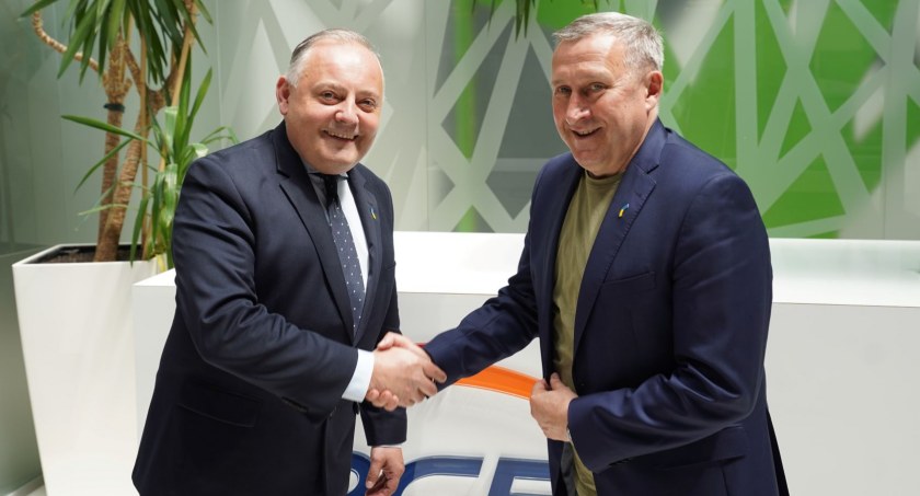 PGE: będziemy wspierać odbudowującą się Ukrainę. Spotkanie prezesa PGE z ambasadorem Ukrainy