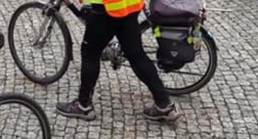 Zareagował na drodze bo miał podejrzenie co do rowerzysty