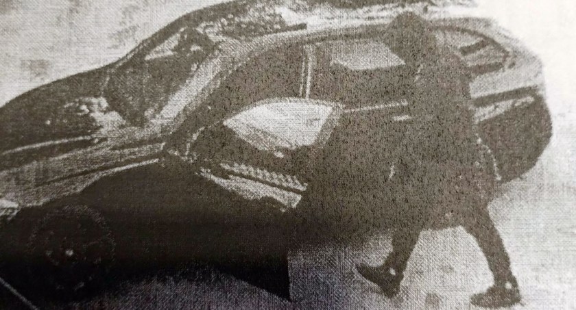 Podjechał BMW ukradł skrzynkę chleba