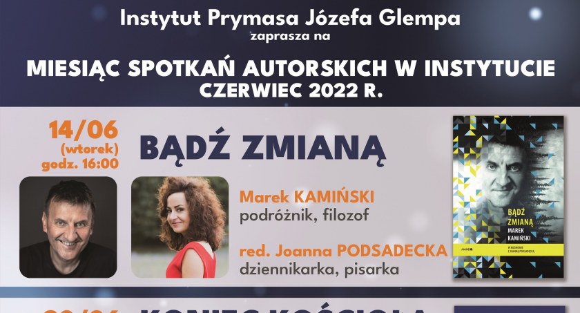 MIESIĄC SPOTKAŃ AUTORSKICH w Instytucie Prymasa Józefa Glempa