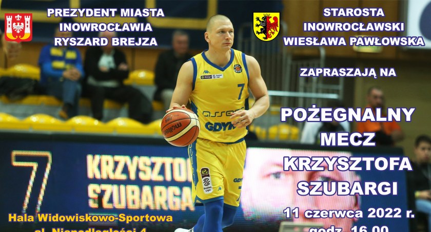 W sobotę pożegnalny mecz Krzysztofa Szubargi