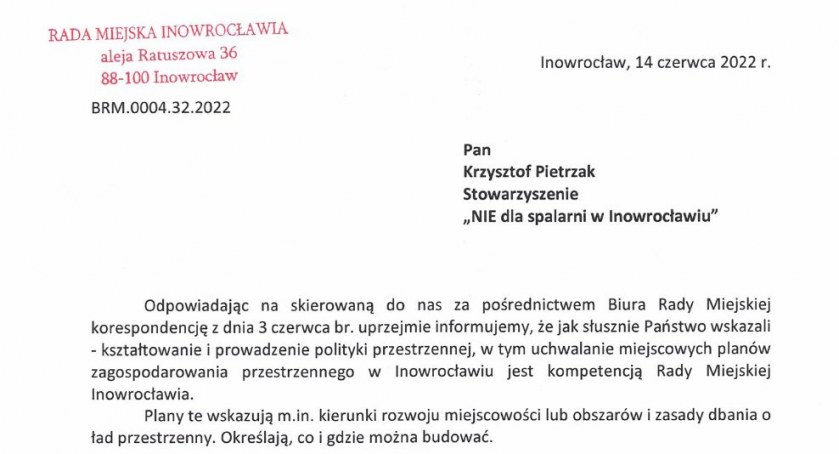Miejscy radni wypowiedzieli się w sprawie spalarni