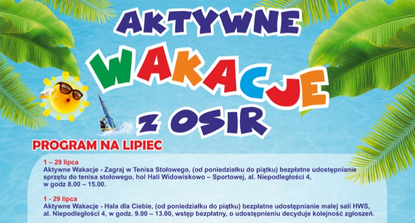 Aktywne lato z OSiR