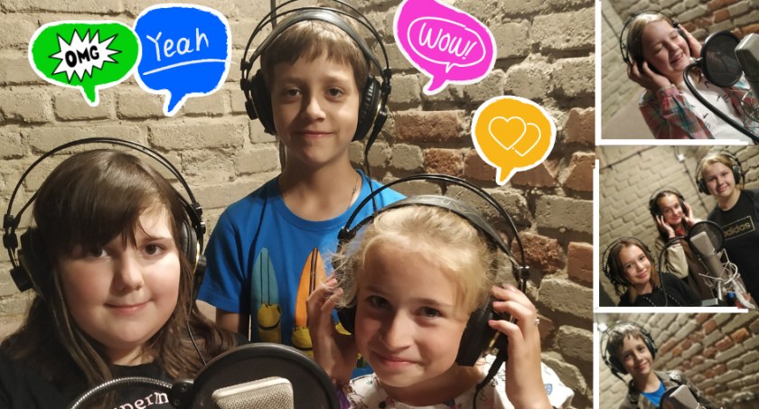 Dzieci z sekcji wokalnej KCK nagrywają z popularnym TULINKI BAND
