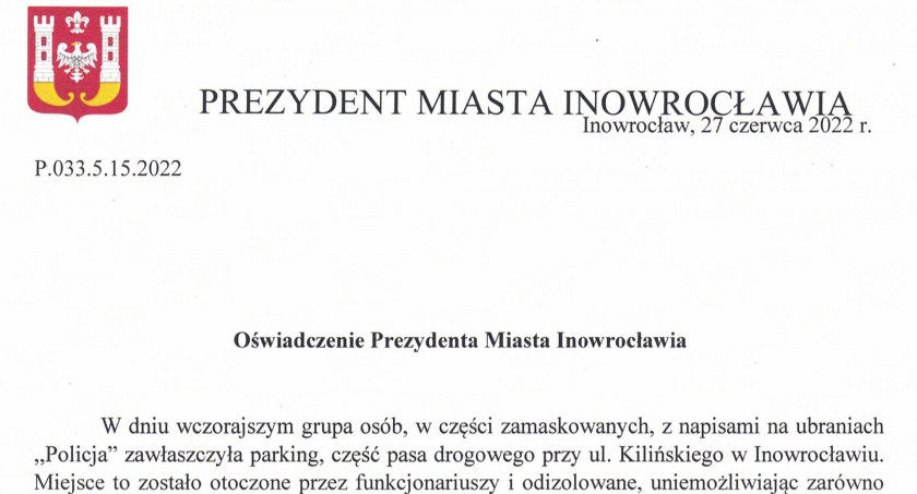 Prezydent miasta złożył zawiadomienie do prokuratury