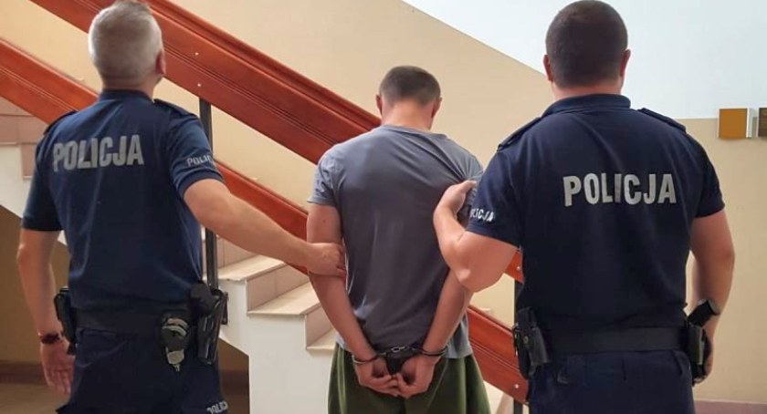 Włamanie do mieszkania, kradzież rozbójnicza, pościg i telefon w chlebie