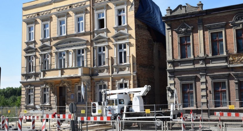 Rozpoczął się remont kamienicy przy ul. Staszica