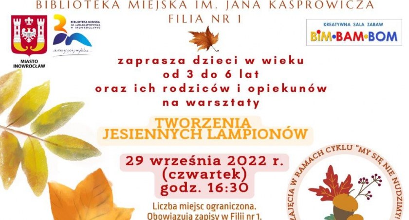 Tworzymy jesienne lampiony!